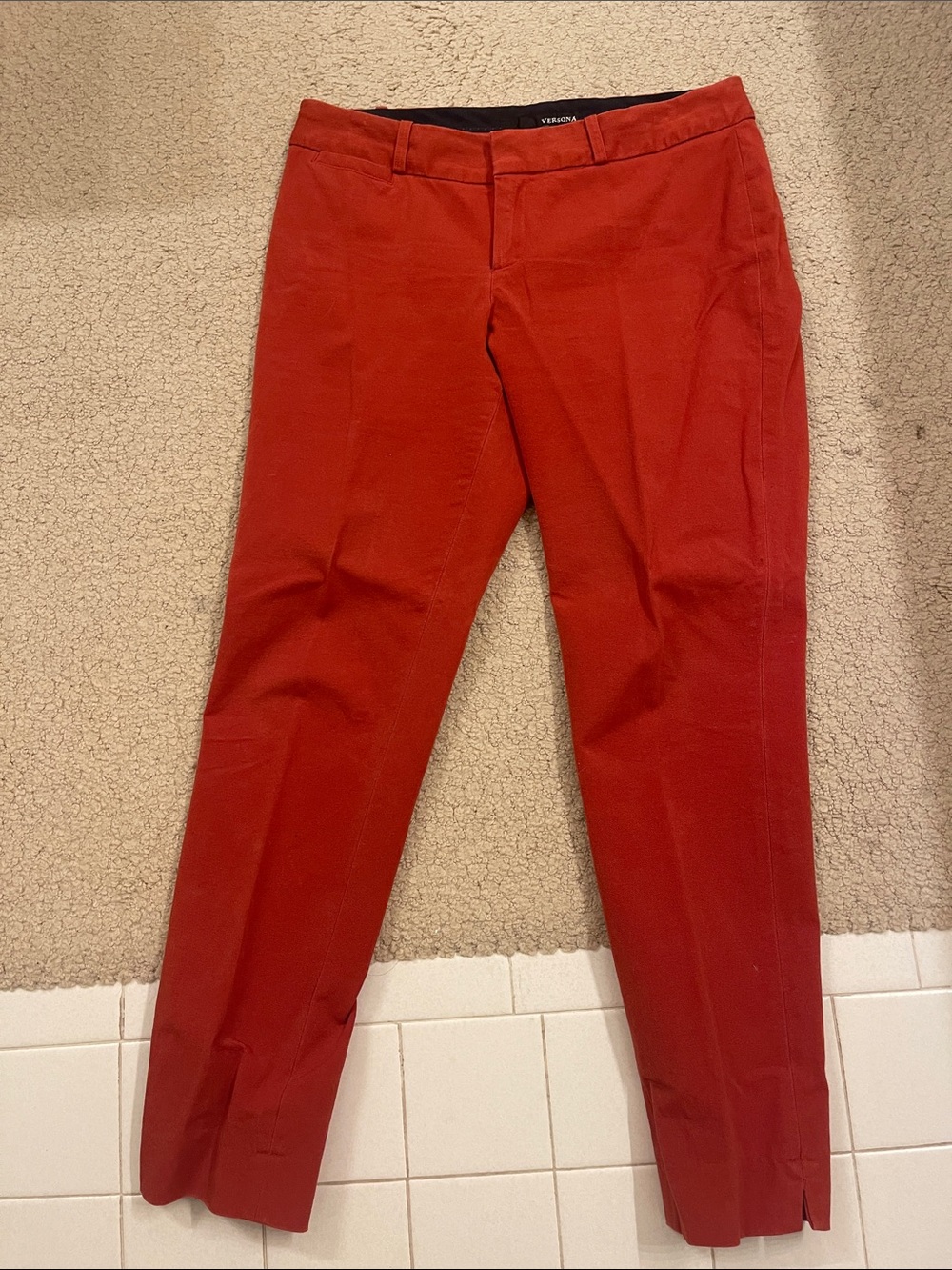 Women’s Brick Red Dress Pants